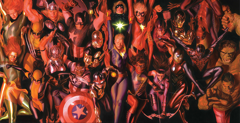 Generations art by Alex Ross.